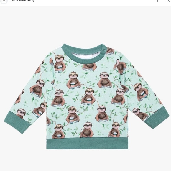 Posh Peanut Other - Posh peanut Sloth Sweatshirt - SZ 10
